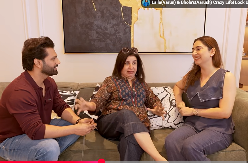 Farah visited Rahul and Disha